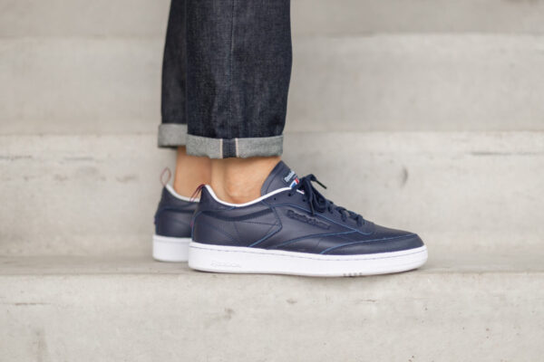 Giày Reebok Club C 85 Vector 'Navy White' FW7799 - Ảnh 3