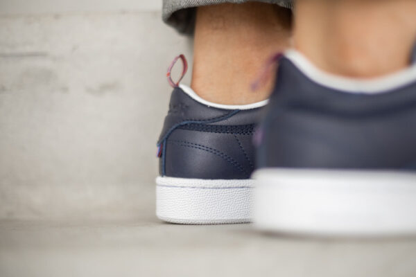 Giày Reebok Club C 85 Vector 'Navy White' FW7799 - Ảnh 8