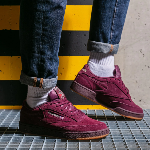 Giày Reebok Club C 85 'Maroon' G57635 - Ảnh 3