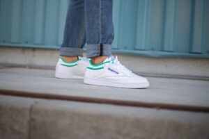 Alternative view of Giày Reebok Wmns Club C 85 'White Green' FW7786