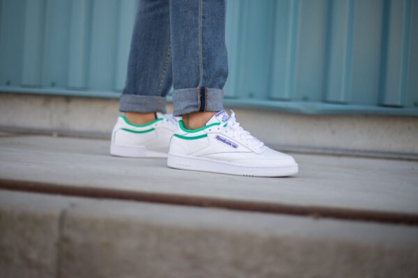 Giày Reebok Wmns Club C 85 'White Green' FW7786 - Ảnh 2