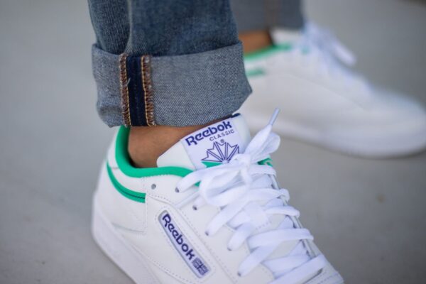 Giày Reebok Wmns Club C 85 'White Green' FW7786 - Ảnh 5