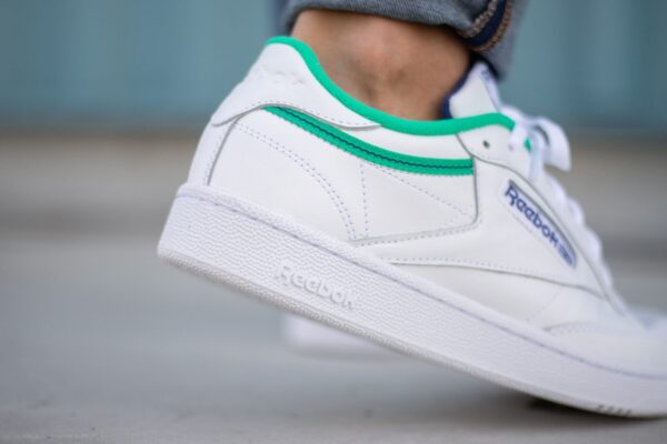 Giày Reebok Wmns Club C 85 'White Green' FW7786 - Ảnh 6