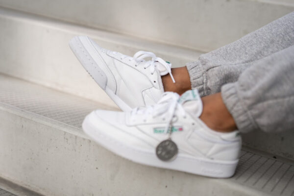 Giày Reebok Club C 85 'White Glen Green' FX3874 - Ảnh 4