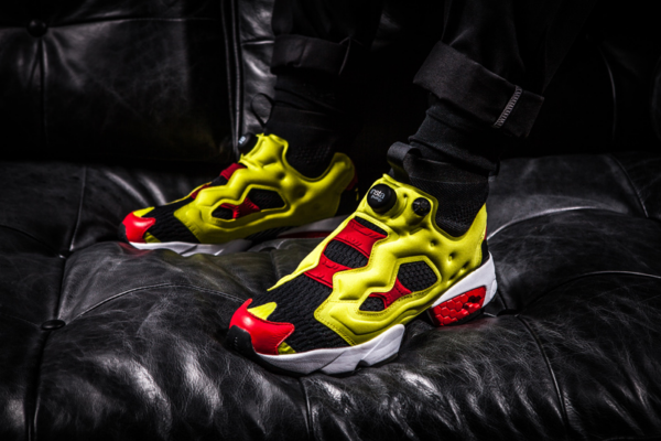 Giày Reebok InstaPump Fury Ultraknit OG Black Hypergreen BS6367 - Ảnh 7