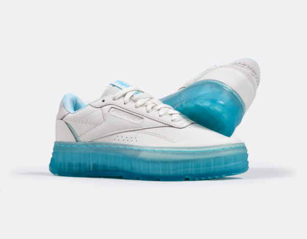 Giày Reebok MadWomen x Wmns Club C Double Geo 'Chalk Hydro Blue' GY8056 - Ảnh 3