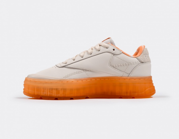 Giày Reebok MadWomen x Wmns Club C Double Geo Sandtrap Sunwash GY8058 - Ảnh 3