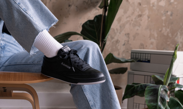 Giày Reebok Eames Office x Club C 85 'Monotone Pack Black' GY1067 - Ảnh 2