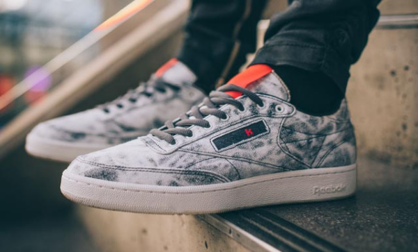 Giày Reebok Kendrick Lamar x Club C Acid Wash BS8205 - Ảnh 6