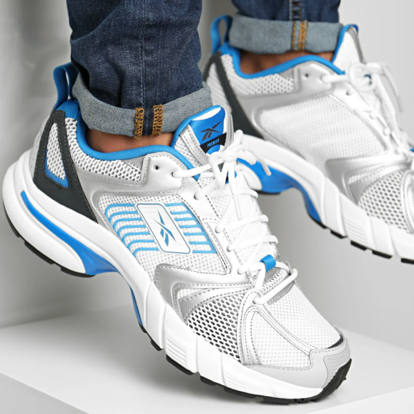Giày Reebok Premier White Msilve Dynblu FW1843 - Ảnh 4