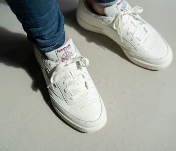 Giày Reebok Club C 85 Vintage 'Chalk Maroon' DV8812 - Ảnh 2