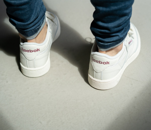 Giày Reebok Club C 85 Vintage 'Chalk Maroon' DV8812 - Ảnh 3