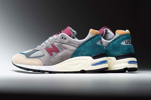 Giày New Balance 990v2 Made in USA 'Grey Multi' M990CP2 - Ảnh 3