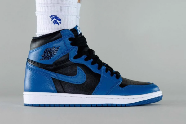 Giày Nike Air Jordan 1 Retro High OG 'Dark Marina Blue' 555088-404 - Ảnh 3