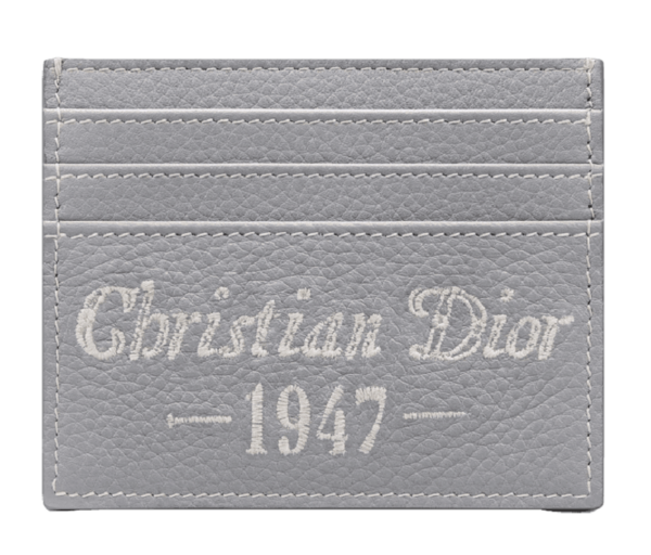 Vi Dior Card Holder 'Gray CD 1947' 2ESCH135NFS-H62Q