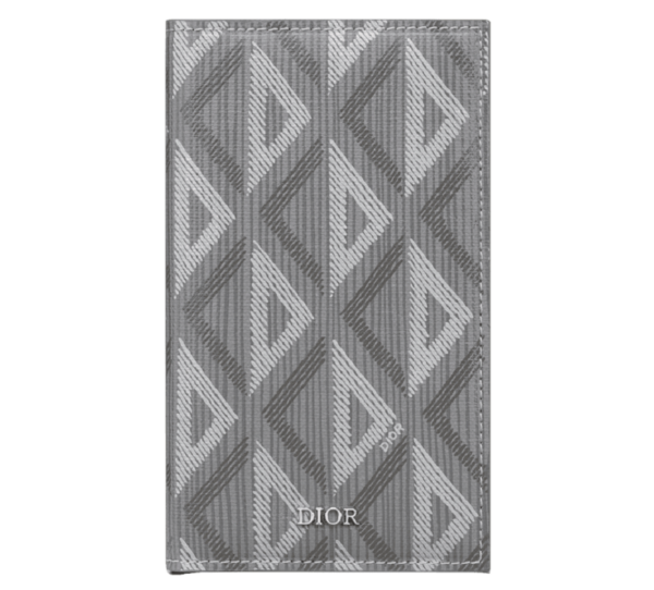 Vi Dior Long BI-Fold Card Holder 'Grey CD Diamond' 2ESCH147DCO-H42E
