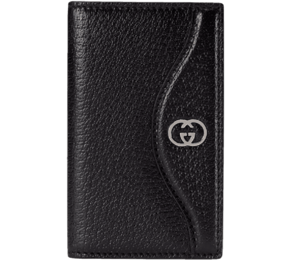 Vi Gucci Card Case Interlocking G 'Black' 735004-DJ20N-1000