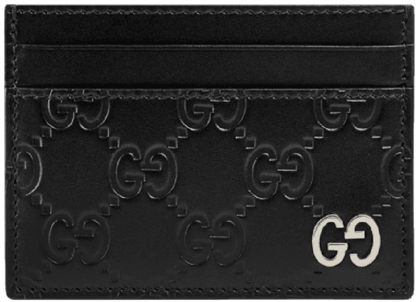 Vi Gucci Signature Card Case 'Black' 473927-CWC1N-1000