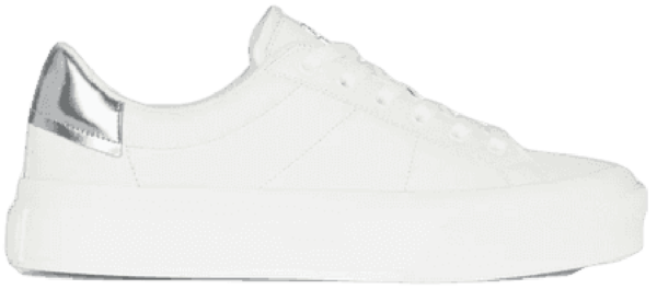 Giày Givenchy In Leather 'White Silver' BE0027E1GW-132