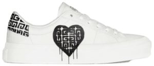 Giày Givenchy In Leather With Tag 'White Black' BE0027E19Z-116