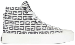 Giày Givenchy City High 4G Jacquard 'White Black' BE0025E10N-004