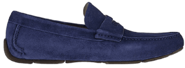 Giày Salvatore Ferragamo Driver Signature 'Blue Marine' 020356-749474