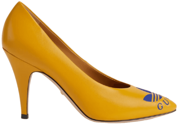 Giày Cao Gót Gucci x Adidas Women's Trefoil Pump 'Yellow' ‎702213-C9D00-7636