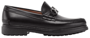 Giày Salvatore Ferragamo Moccasin Gancini 'Black' 02C499-735190