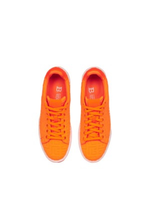 Alternative view of Giày Balmain B-court Embossed 'Neon Orange'  XM1VI288TNEM2KB