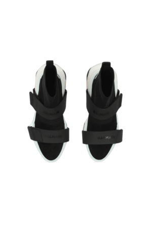 Alternative view of Giày Balmain B-bold High-top 'Black And White' XN1VH540TKSUEAB