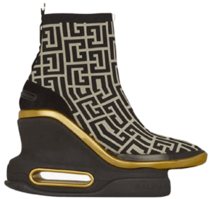 Giày Balmain B-Bold Bicolor 'Ivory And Black' XN1VH694TKPMGFE