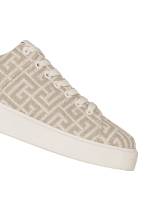 Alternative view of Giày Balmain B-Court Jacquard 'Nude And White' XN1VI690TJLI0KA