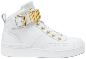 Giày Moschino Nappa Leather Basket 'White' MA15503G1DMF0100