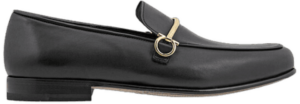 Giày Salvatore Ferragamo Moccasin Gancini 'Black' 020358-745804