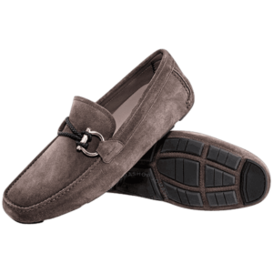 Alternative view of Giày Salvatore Ferragamo Gancini Ornament 'Grey' 02B796-718332