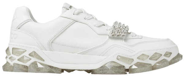 Giày Jimmy Choo Diamond X Strap M 'White' DIAMONDXSTRAPMADH081097