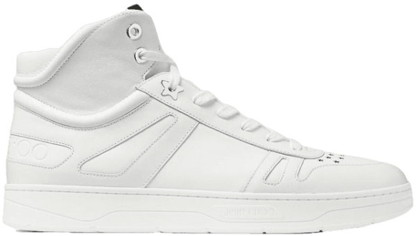 Giày Jimmy Choo Hawaii Hi Top M 'White' HAWAIIHITOPMCLF081101