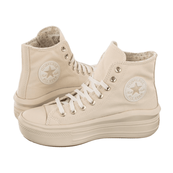 Giày Converse Chuck Taylor Move 'Platform High Stone' A02189C - Ảnh 5