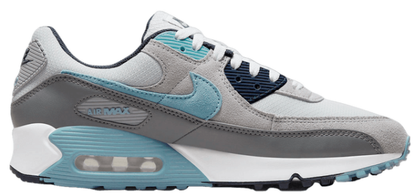 Giay Nike Air Max 90 'White Grey Blue' DM0029-003