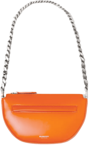 Túi Burberry Mini Leather Zip Olympia Bag 'Orange' P80522301