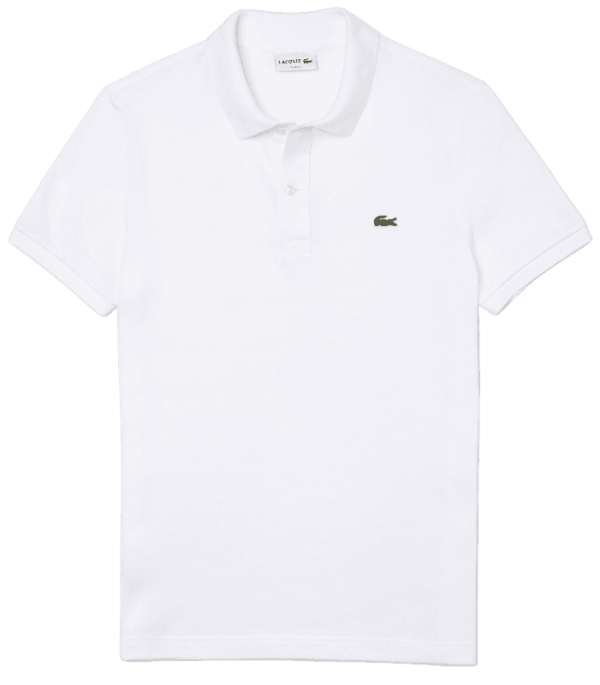 Ao Lacoste Slim Fit Petit Pique Polo 'White' PH4012-51-001