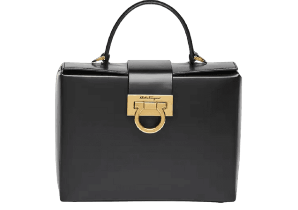 Tui Salvatore Ferragamo Trifolio Box Bag 'Black' 211981-754427