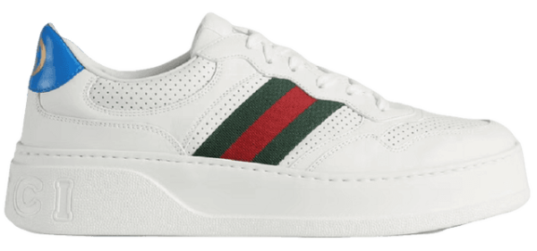 Giay Gucci Sneaker With Web 'White' 669698-UPG10-9060