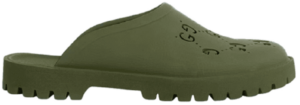Dep Gucci Men's GG Slip-on Sandal 'Dark Green' 655517-JFB00-3300