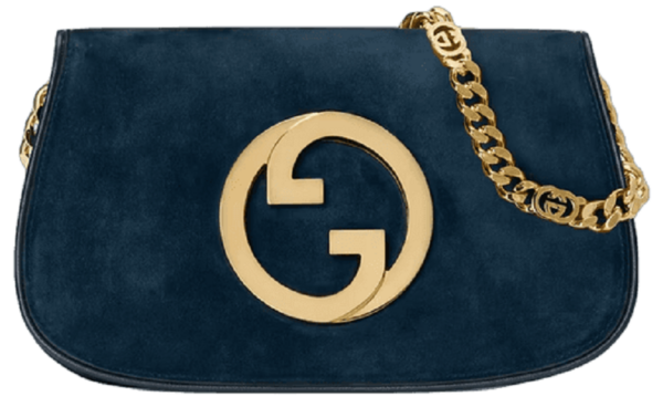 Tui Gucci Blondie Shoulder Bag 'Deep Blue' 699268-17IPG-4552
