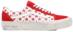 Giay Vans Vault x Bianca Chandon Old Skool LX Stressed 'Red White' VN0A4BVFY521