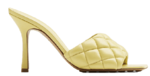 Giày Cao Gót Bottega Veneta Padded Mule 'Lemonade' 592015VBRR07411