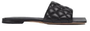 Dép Bottega Veneta Padded Flat Sandal 'Nero' 627710VBRR01000