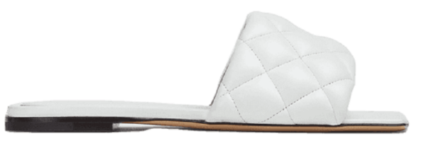 Dép Bottega Veneta Padded Flat Sandal 'Optic White' 627710VBRR09122