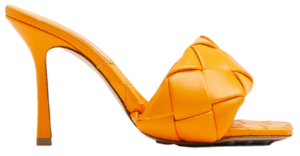 Giày Cao Gót Bottega Veneta Lido Mule 'Tangerine' 608854VBSS07593